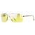Occhiali da sole maschera Dior by Galliano 2000s ‘Mini Motard’ Wrap Mask Shield Giallo