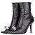 Botines de tacón ‘Gambler Dice’ Dior by Galliano AW04 Negro