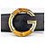 Gucci by Frida Giannini 2010s Bamboo Buckle Leather Belt - view 3