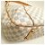 Borsa a tracolla Louis Vuitton Damier Azur Galliera GM Blu - vista 13