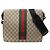 Borsa a tracolla Gucci GG Supreme Sherry Line Beige