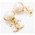 Orecchini a clip Chanel placcati oro D'oro - vista 2