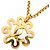 Collana Chanel placcata oro D'oro