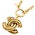 Collana Chanel placcata oro D'oro