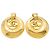 Orecchini a clip Chanel placcati oro D'oro