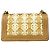 Borsa a tracolla Chanel Boy Chain D'oro Marrone chiaro - vista 8