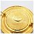 Spilla Chanel placcata oro D'oro - vista 4