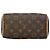Borsa Louis Vuitton Monogram Speedy Bandoulière 20 Marrone - vista 3