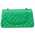 Borsa a tracolla Chanel Matelassé Verde - vista 14