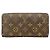 Louis Vuitton Monogram Zippy Wallet Braun