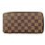 Louis Vuitton Damier Zippy Long Wallet in Ebene Damier ebene