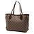 Borsa Louis Vuitton Damier Neverfull PM Marrone - vista 2