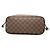 Borsa Louis Vuitton Damier Neverfull PM Marrone - vista 3
