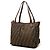 Fendi Zucca Tote Bag Braun Leder und Canvas - Ansicht 2