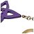 Louis Vuitton Bijou Sac Cosmic Blossom Charm Keychain D'oro Porpora - vista 3