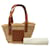 Borsa Cesto Loewe Anagram Marrone - vista 7