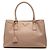 Borsa Tote Prada Galleria in pelle Saffiano beige