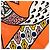 Hermès Foulard Hermes Carre 90 DUELS ONIRIQUES Multicolore Arancione - vista 3