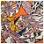 Hermès Foulard Hermes Carre 90 DUELS ONIRIQUES Multicolore Arancione - vista 4