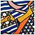 Hermès Foulard Hermes Carre 90 DUELS ONIRIQUES Multicolore Arancione - vista 5