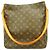 Borsa a tracolla Louis Vuitton Monogram Looping GM Marrone