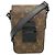 Borsa a tracolla Louis Vuitton Monogram Macassar S-Lock Marrone Nero