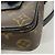 Borsa a tracolla Louis Vuitton Monogram Macassar S-Lock Marrone Nero - vista 6