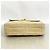 Borsa a tracolla Chanel in camoscio beige - vista 3