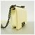 Bolso de hombro Chanel Boy Chain en piel charol blanca Blanco - vista 2