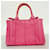 Borsa Prada Canapa Canvas Rosa - vista 9