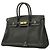 Hermès Borsa Hermes Birkin 35 in pelle Togo nera Nero