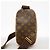 Slender Borsa Louis Vuitton Monogram Pochette Gange Marrone - vista 10