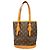 Borsa Tote Louis Vuitton Monogram Bucket PM Marrone