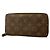 Louis Vuitton Monogram Zippy Wallet M60017 Brown