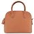 Céline Celine Vintage Convertible Bowler Leather Medium Arancione