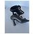 JW Anderson Sandali con tacco J.W. Anderson in pelle nera Nero - vista 3