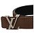 Louis Vuitton Micro Damier Ceinture LV Initial Belt Marrone - vista 5