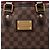 Borsa a mano Louis Vuitton Damier Hampstead PM Tote Bag Marrone - vista 5