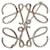 Spilla Anagram Loewe Argento - vista 2