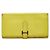 Hermès Cartera larga bi-fold Hermes Bearn Soufflé Dorado