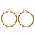 Orecchini a clip vintage Chanel Coco Mark D'oro
