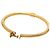 Orecchini a clip vintage Chanel Coco Mark D'oro - vista 3