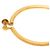 Orecchini a clip vintage Chanel Coco Mark D'oro - vista 5