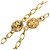 Collana lunga a catena con motivo Lion Chanel D'oro - vista 2