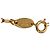 Collana lunga a catena con motivo Lion Chanel D'oro - vista 4
