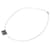 Hermès Collier pendentif Hermes Pop H Noir Argenté  - vue 3