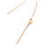 Hermès Collier pendentif Hermes Mini Pop H Rose Blanc Doré  - vue 4
