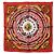 Hermès Carré 45 Petit Gavroche Astrology Handkerchief Rosso
