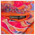 Hermès Stola in seta multicolore Hermes Rosso - vista 5