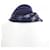 Hermès Stola Hermes in seta e cashmere Navy Blu navy - vista 2